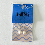 Natural Pearl Silver Hook Earrings