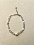 Moonlight Labradorite & Pearl Bracelet