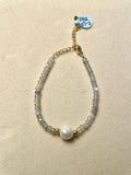 Luna Pearl Labradorite Bracelet