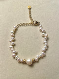 Statement Baroque Pearl Bracelet