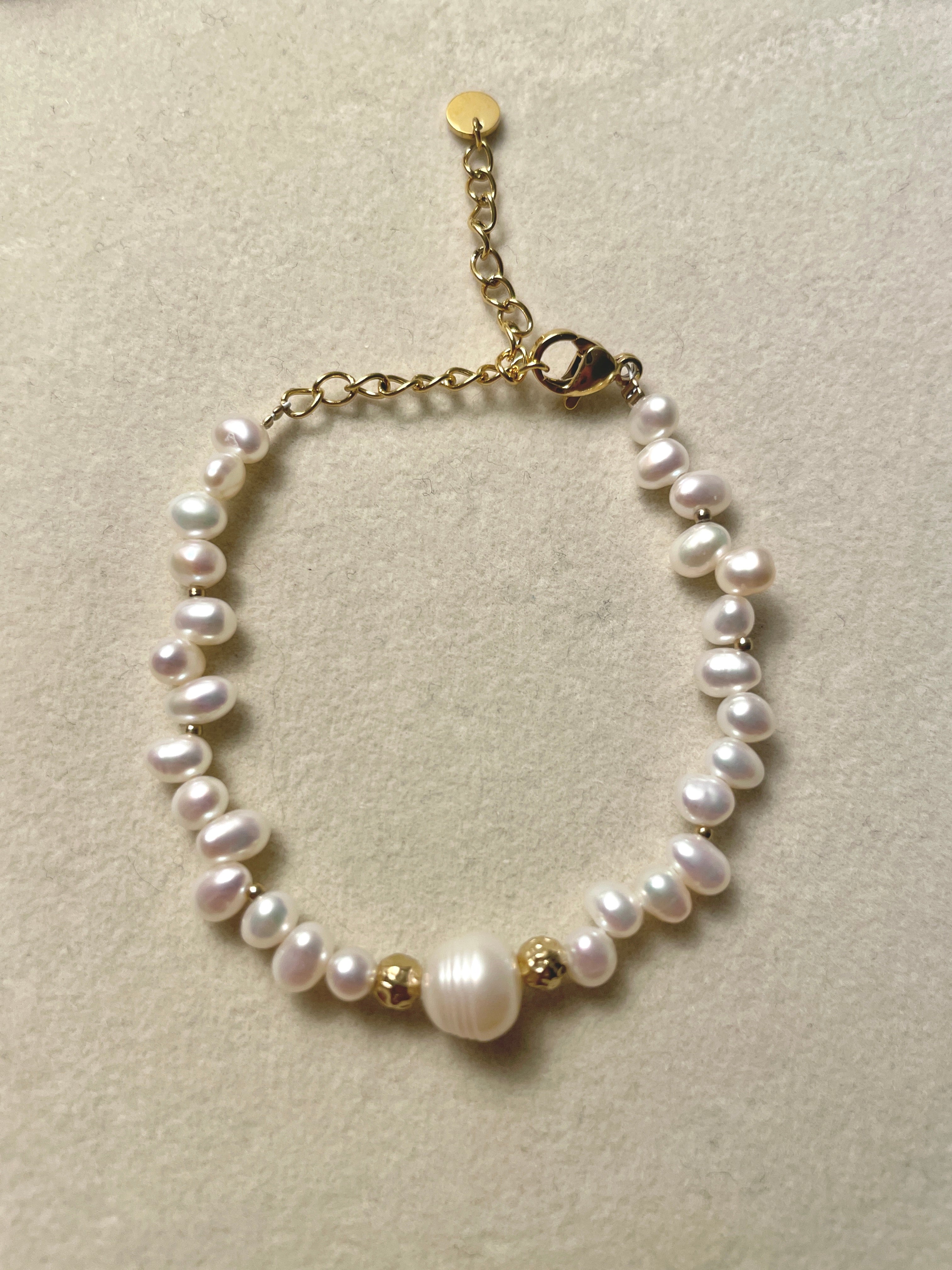 Statement Baroque Pearl Bracelet